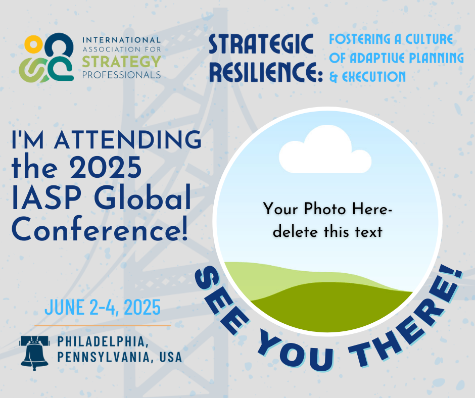 I'm attending the 2025 IASP Global Conference - add your photo to this template